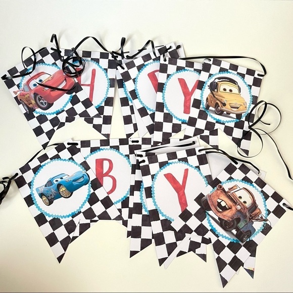 Disney Cars Birthday Decorations Set + More - Picture 3 of 8
